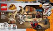 76945 LEGO® Jurassic World Dinosauruse atroraptori jälitamine mootorrattaga цена и информация | Klotsid ja konstruktorid | kaup24.ee