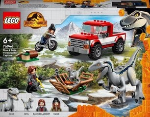 76946 LEGO® Jurassic World Blue ja Beta Velociraptori püüdmine цена и информация | Конструкторы и кубики | kaup24.ee