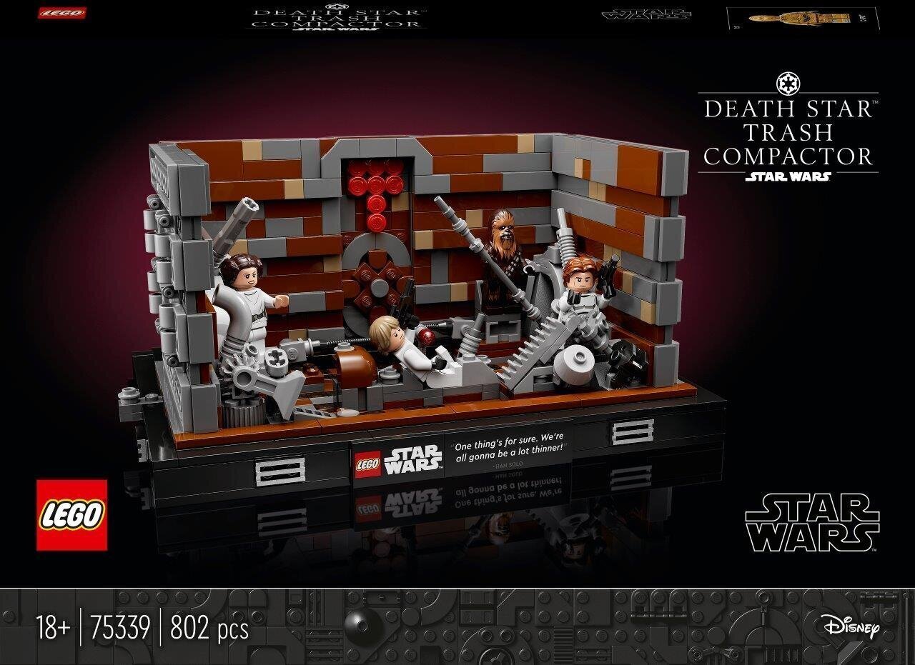 75339 LEGO® Star Wars Death Star prügipressi dioraama hind ja info | Klotsid ja konstruktorid | kaup24.ee