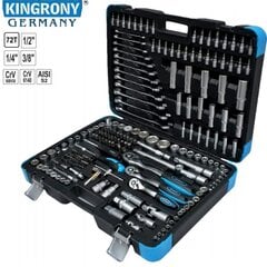 Kingrony Special Edition tööriistakomplekt, 216 tööriista hind ja info | Käsitööriistad | kaup24.ee
