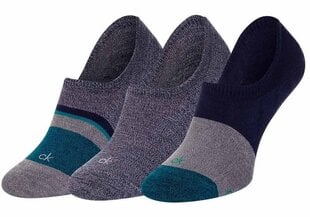 Мужские носки Calvin Klein, 3 пары, темно-синие/зеленые 100004542 003 39705 цена и информация | Мужские носки | kaup24.ee