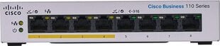 Коммутатор Cisco CBS110-8PP-D-EU цена и информация | Коммутаторы (Switch) | kaup24.ee