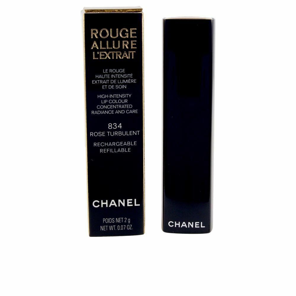 Huulevärv Chanel Rouge Allure L'extrait Rose Turbulent 834 hind ja info | Huulepulgad, -läiked, -palsamid, vaseliin | kaup24.ee