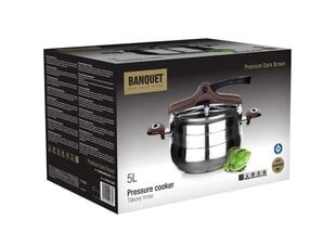 Скороварка Banquet Premium Dark Brown 5 л цена и информация | Кастрюли, скороварки | kaup24.ee