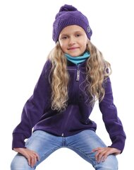 Детский флисовая кофта Huppa Bennie 15610000*70073, тёмно-лиловая 4741632047297 цена и информация | Свитеры, жилетки, пиджаки для девочек | kaup24.ee
