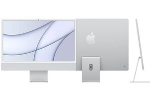Apple iMac 24” M1 8/256GB Silver SWE MGPC3KS/A цена и информация | Стационарные компьютеры | kaup24.ee