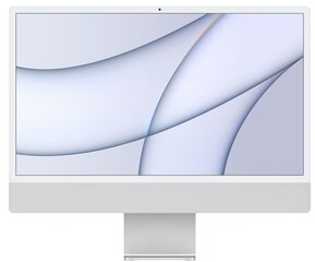 Apple iMac 24” M1 8/256GB Silver SWE MGPC3KS/A цена и информация | Стационарные компьютеры | kaup24.ee