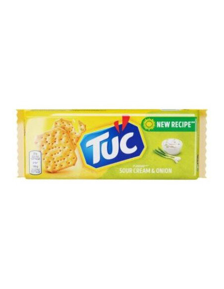 Tuc kreekerid sibula ja hapukoorega, 100 g hind ja info | Suupisted, krõpsud | kaup24.ee