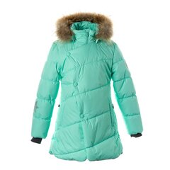 Куртка с натуральным мехом для девочек Huppa 300 г, Rosa 1  17910130*20026, мятная 4741468980805 цена и информация | Куртки, пальто для девочек | kaup24.ee