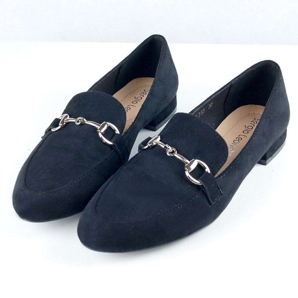 Sergio Leone mustad mokassiinid hind ja info | Naiste kingad | kaup24.ee