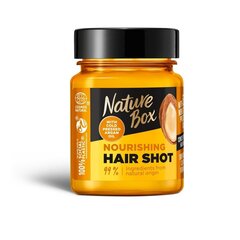 Восстанавливающий шампунь для волос с аргановым маслом Nature Box Hair Shot 60 мл цена и информация | Маски, масла, сыворотки | kaup24.ee