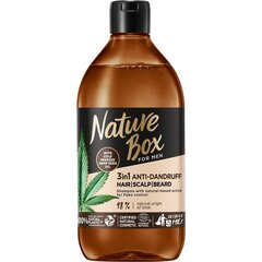 Kõõmavastane šampoon meestele Nature Box For Men 3in1 385 ml hind ja info | Šampoonid | kaup24.ee