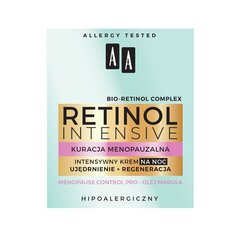 Ночной укрепляющий крем для лица AA Retinol Intensive 50 мл цена и информация | Кремы для лица | kaup24.ee