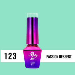 Geellakk MollyLac - Yoghurt Passion Dessert 5ml Ei 123 цена и информация | Лаки для ногтей, укрепители для ногтей | kaup24.ee