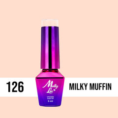 Geellakk MollyLac - Yoghurt Milky Muffin 5ml Ei 126 hind ja info | Küünelakid, küünetugevdajad | kaup24.ee