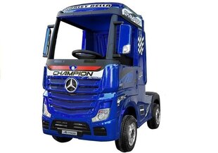 Laste elektriline veoauto Mercedes Actros sinine lakitud MP4 hind ja info | Laste elektriautod | kaup24.ee