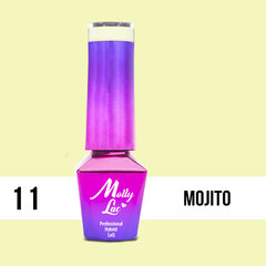 Geellakk MollyLac - Cocktails - Drinks - Mojito 5ml Ei 11 цена и информация | Лаки для ногтей, укрепители для ногтей | kaup24.ee