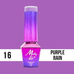 Geellakk MollyLac - Cocktails - Drinks - Purple Rain 5ml Ei 16 цена и информация | Лаки для ногтей, укрепители для ногтей | kaup24.ee