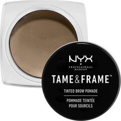 Kulmuvärv Nyx Tame&Frame Brow Pomade Blonde hind ja info | Ripsmetušid, lauvärvid, silmapliiatsid, seerumid | kaup24.ee