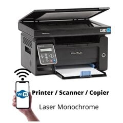 Pantum M6500W MFP Wi-Fi Printer / Scanner / Copier laser monochrome цена и информация | Принтеры | kaup24.ee