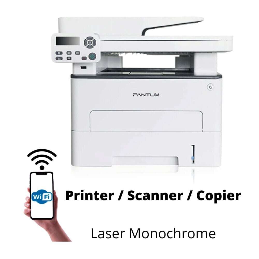 Pantum M7100DW MFP Wi-Fi Printer / Scanner / Copier laser monochrome hind ja info | Printerid | kaup24.ee