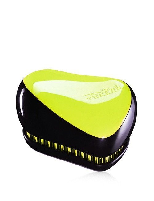 Juuksehari Tangle Teezer Compact Styler Neon Yellow hind ja info | Juukseharjad, kammid, juuksuri käärid | kaup24.ee