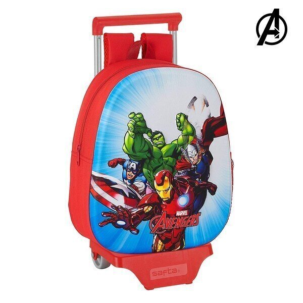 Koolikott 3D, ratastega The Avengers hind ja info | Koolikotid, sussikotid | kaup24.ee