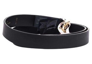 Naiste püksirihm Tommy Hilfiger LOGO BELT 2.5 cm, must AW0AW08554 CJM 20758 hind ja info | Naiste vööd | kaup24.ee