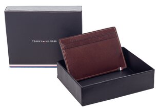 Мужской кошелек Tommy Hilfiger POLISHED LEATHER VERTICAL CC HOL BROWN AM0AM06302 GBT 37606 цена и информация | Мужские кошельки | kaup24.ee