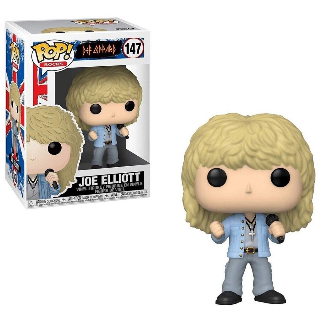 POP! Rocks: Def Leppard Joe Elliott Vinyl Figure hind ja info | Fännitooted mänguritele | kaup24.ee