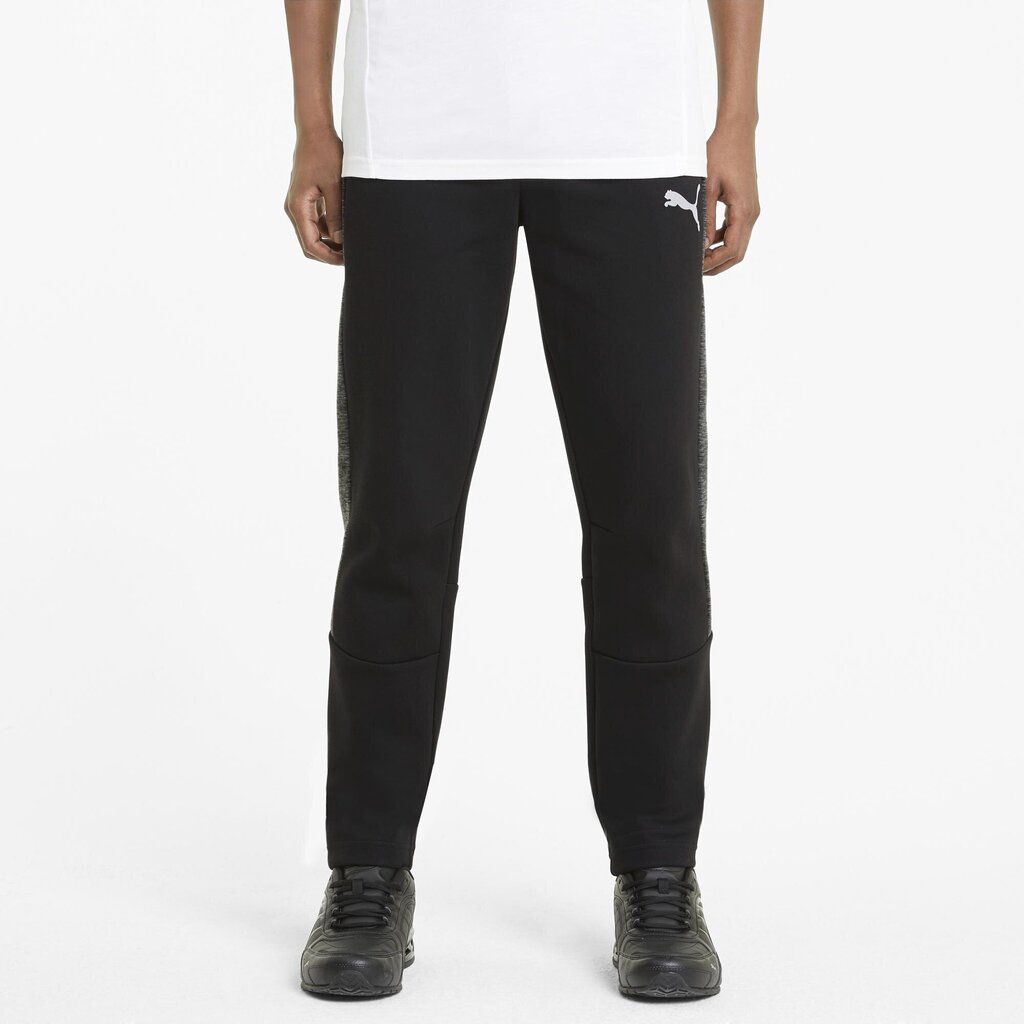 Meeste vabaajapüksid Puma EVOSTRIPE Pants Puma Black 58581301, must hind ja info | Meeste püksid | kaup24.ee