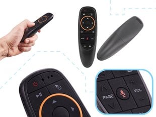 RoGer Air Mouse PRO1 Беспроводной пульт с QWERTY клавиатурой и гиро мышкой цена и информация | Аксессуары для Smart TV | kaup24.ee