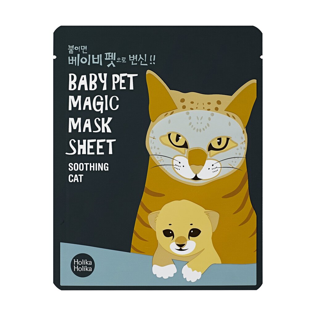 Holika Holika Baby Pet Magic Mask Sheet Cat näomask 22 ml hind ja info | Näomaskid, silmamaskid | kaup24.ee