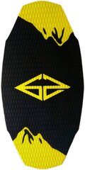 GoZone K2 Surfilaud Skimboard, must/kollane цена и информация | SUP доски, водные лыжи, водные аттракционы | kaup24.ee