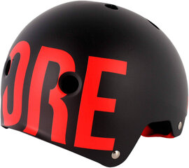 Уличный шлем CORE, размер XS-S, черный/красный цена и информация | Шлемы | kaup24.ee