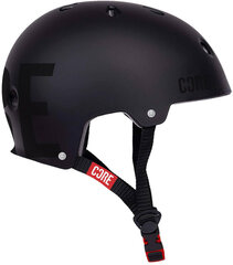 Уличный шлем CORE, размер S-M, полностью черный цена и информация | Шлемы | kaup24.ee