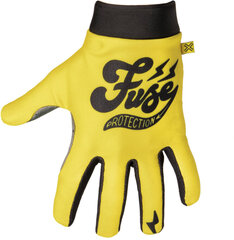 Перчатки защитные Fuse Omega Gloves, Cafe Yellow, размер L. цена и информация | Movino Твердой брони прочный Детский жлем  ркгулеровкой ремешков размер M (3-7л.) Черный | kaup24.ee