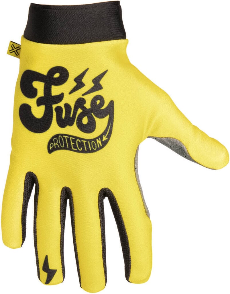 Kaitsekindad Fuse Omega Gloves, Cafe Yellow, suurus L. цена и информация | Rulluisukaitsmed | kaup24.ee