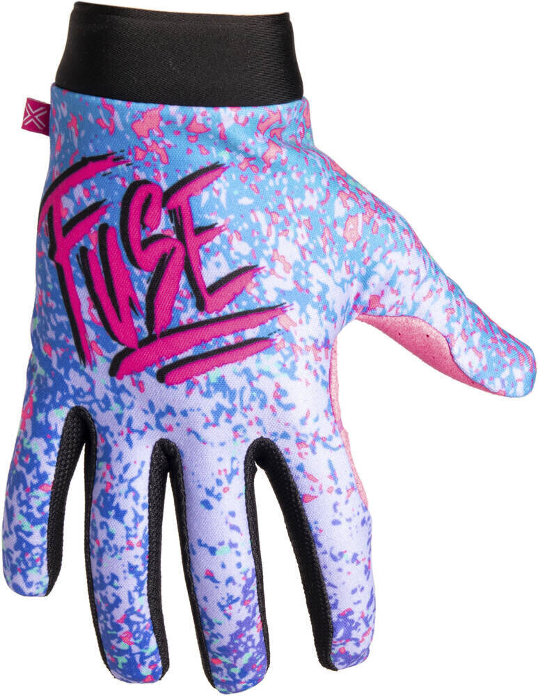 Kaitsekindad Fuse Omega Gloves, Turbo / Blue Splash V1, suurus L. hind ja info | Rulluisukaitsmed | kaup24.ee