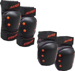 Комплект защиты коленей и локтей Alk13 Combo Pads, черный/красный цена и информация | Защиты | kaup24.ee