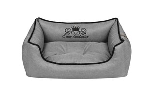 Cazo Soft Bed Royal Line серая кровать для собак 65x50см цена и информация | Лежаки, домики | kaup24.ee