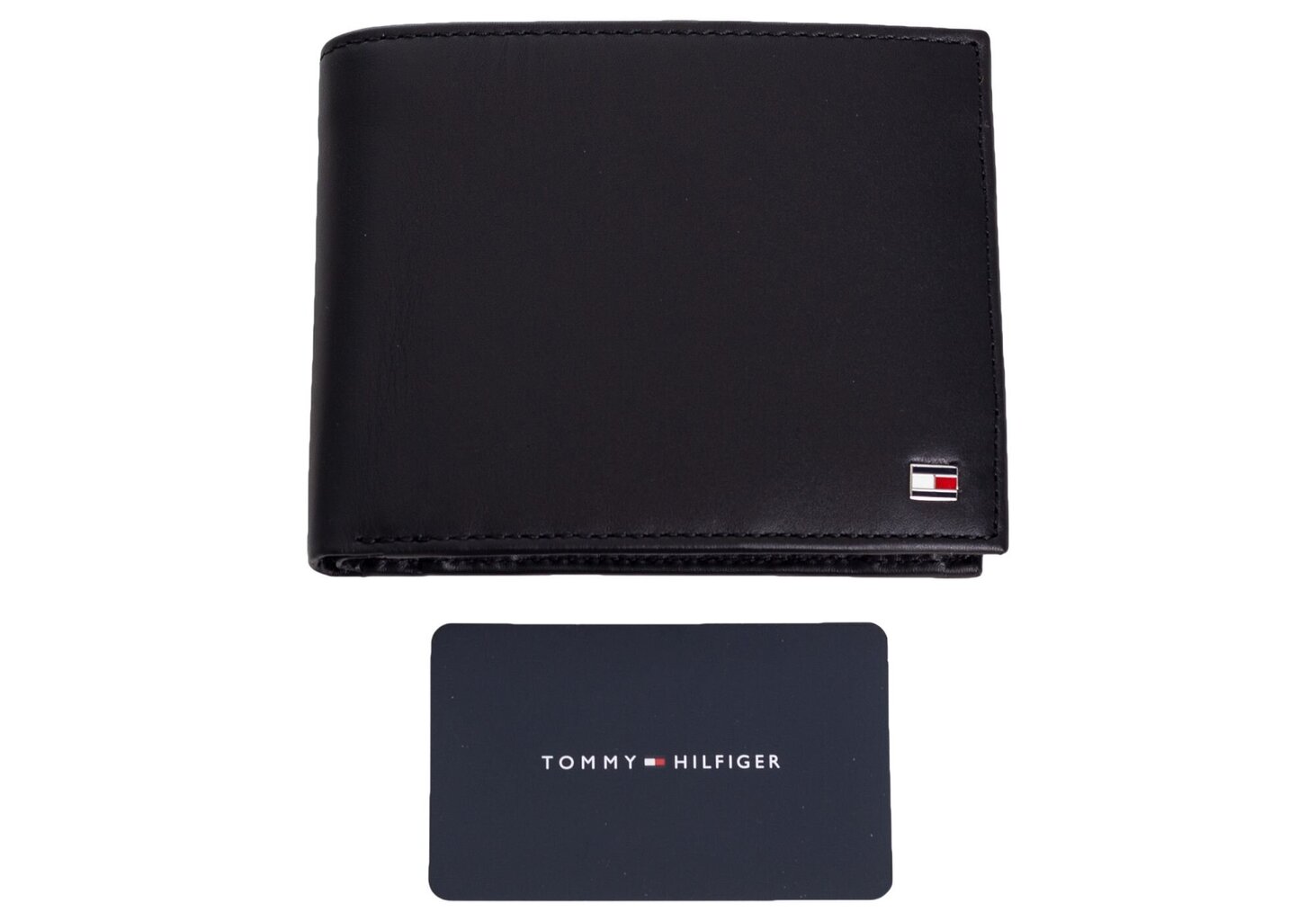 Meeste rahakott Tommy Hilfiger ETON TRIFOLD BLACK AM0AM00657 002 35699 hind ja info | Meeste rahakotid | kaup24.ee