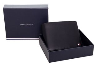 Мужской кошелек Tommy Hilfiger ETON TRIFOLD BLACK AM0AM00657 002 35699 цена и информация | Мужские кошельки | kaup24.ee