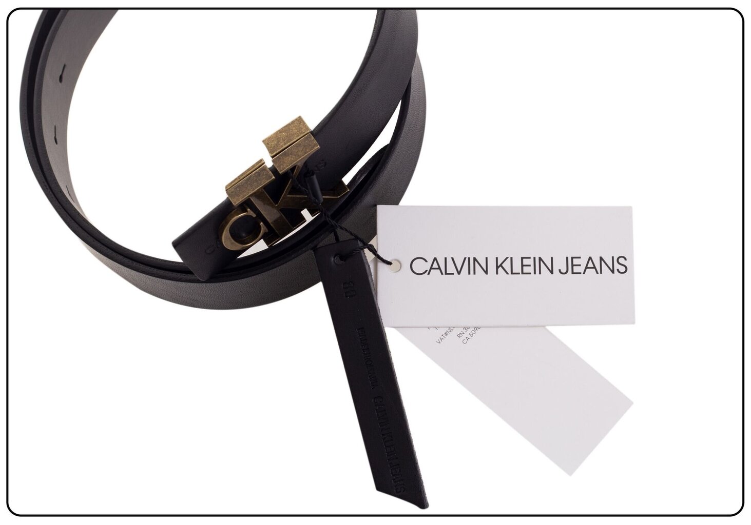 Calvin Klein kahepoolne naiste vöö CKJ MONO HARDWARE REV 30MM BLACK K60K606880 BDS 19766 hind ja info | Naiste vööd | kaup24.ee