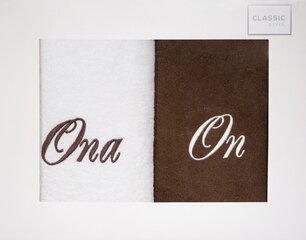 Комплект полотенец Ona&On, 2 шт. цена и информация | Полотенца | kaup24.ee