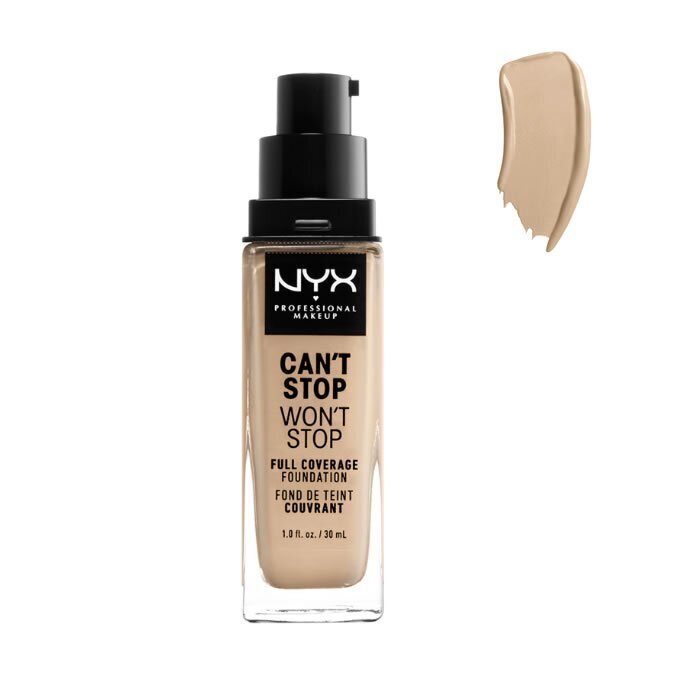 Jumestuskreem NYX Can't Stop Won't Stop Nude, 30ml цена и информация | Jumestuskreemid, puudrid | kaup24.ee