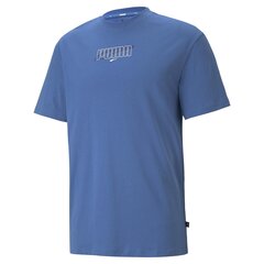 Meeste vabaajasärk Puma Rebel Graphic Tee Star Sapphire 58782413, sinine hind ja info | Meeste T-särgid | kaup24.ee