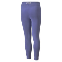 Tüdrukute vabaaja retuusid Puma Rebel Leggings G Hazy Blue 58615814, lilla цена и информация | Штаны для девочек | kaup24.ee