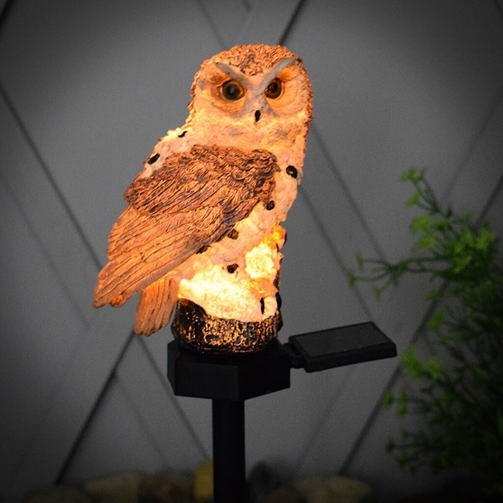 Solar LED valgusti Owl hind ja info | Aia- ja õuevalgustid | kaup24.ee