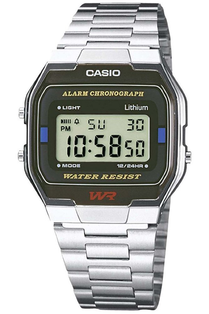 Meeste käekell Casio A163WA-1Q​ цена и информация | Meeste käekellad | kaup24.ee